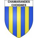 Adesivi stemma Chamarandes-Choignes adesivo