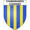 Stickers coat of arms Chamarandes-Choignes adhesive sticker