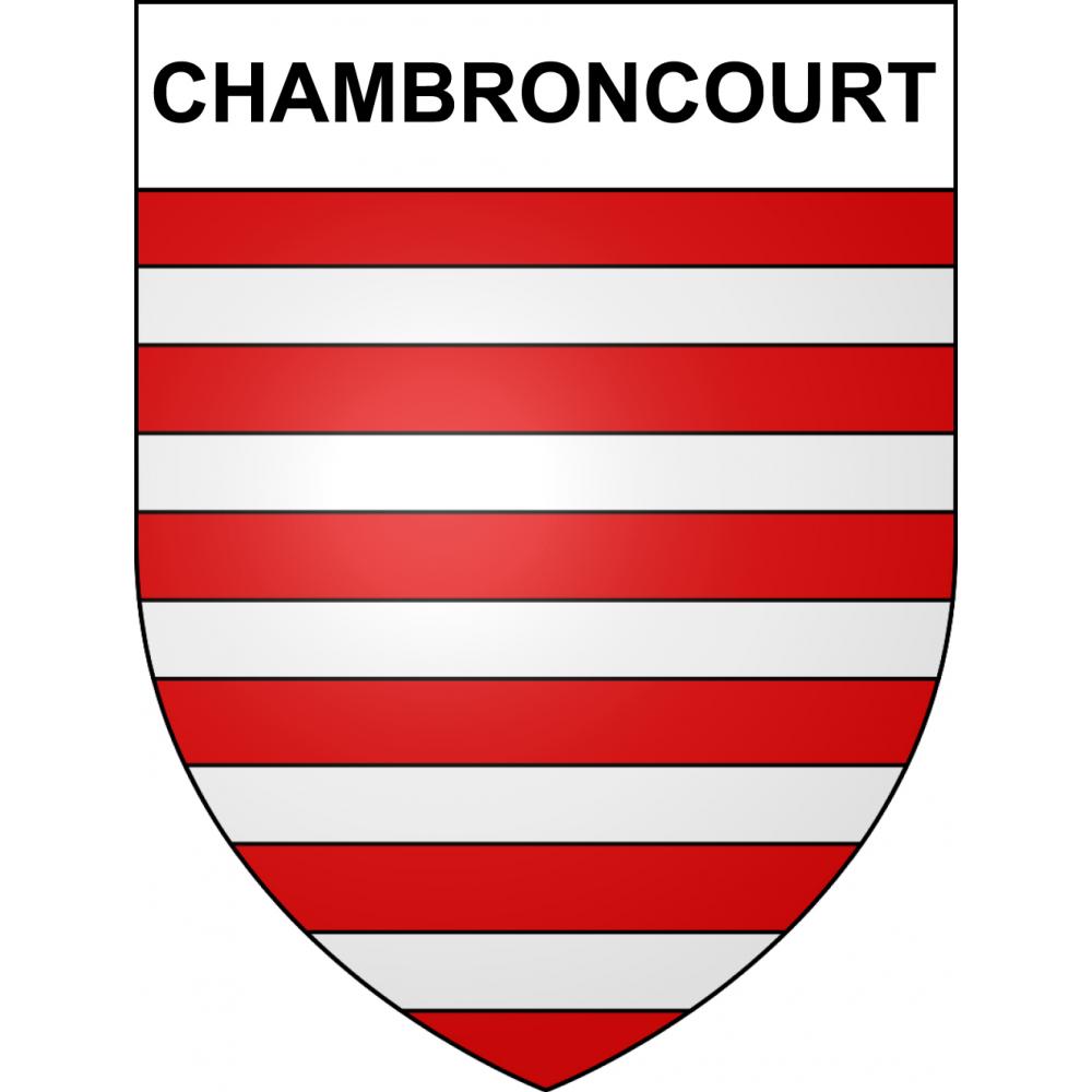 Stickers coat of arms Chambroncourt adhesive sticker