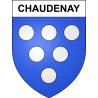 Chaudenay 52 ville sticker blason écusson autocollant adhésif