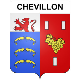 Pegatinas escudo de armas de Chevillon adhesivo de la etiqueta engomada