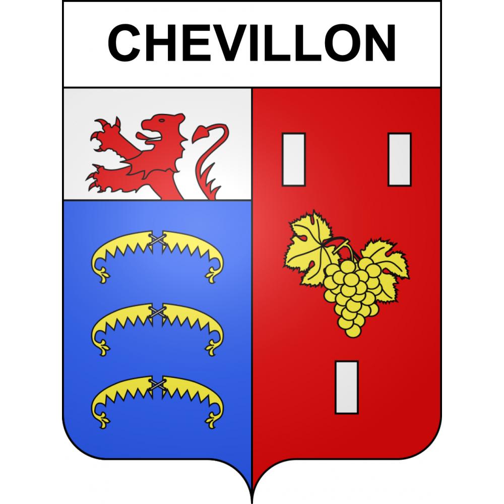 Pegatinas escudo de armas de Chevillon adhesivo de la etiqueta engomada
