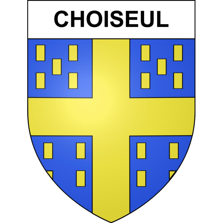 Choiseul Sticker wappen, gelsenkirchen, augsburg, klebender aufkleber
