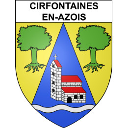 Stickers coat of arms Cirfontaines-en-Azois adhesive sticker