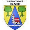 Cirfontaines-en-Azois 52 ville sticker blason écusson autocollant adhésif