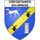 Cirfontaines-en-Ornois 52 ville sticker blason écusson autocollant adhésif