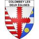 Colombey les Deux Églises 52 ville sticker blason écusson autocollant adhésif