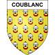 Stickers coat of arms Coublanc adhesive sticker