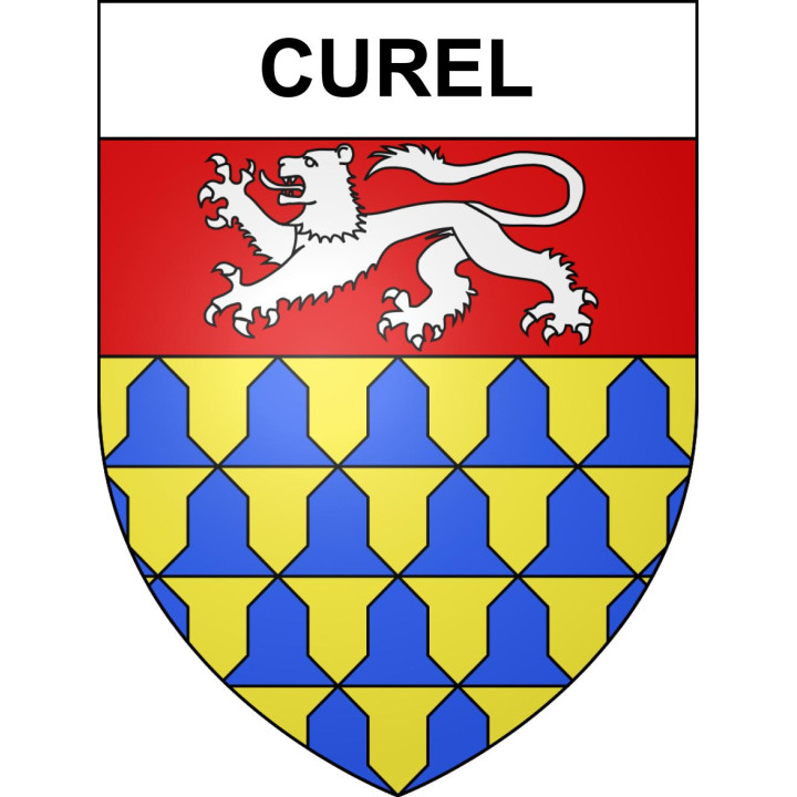 Curel Sticker wappen, gelsenkirchen, augsburg, klebender aufkleber