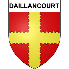 Daillancourt Sticker wappen, gelsenkirchen, augsburg, klebender aufkleber