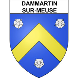Dammartin-sur-Meuse Sticker wappen, gelsenkirchen, augsburg, klebender aufkleber