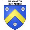 Pegatinas escudo de armas de Dammartin-sur-Meuse adhesivo de la etiqueta engomada