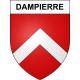 Dampierre 52 ville sticker blason écusson autocollant adhésif