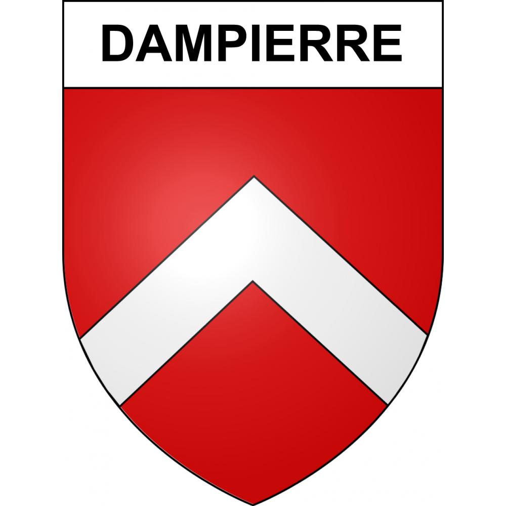 Stickers coat of arms Dampierre adhesive sticker