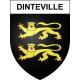 Dinteville 52 ville sticker blason écusson autocollant adhésif