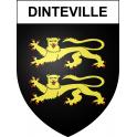 Pegatinas escudo de armas de Dinteville adhesivo de la etiqueta engomada