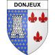 Pegatinas escudo de armas de Donjeux adhesivo de la etiqueta engomada