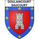 Stickers coat of arms Doulaincourt-Saucourt adhesive sticker