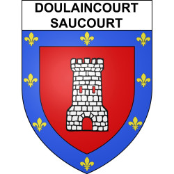 Adesivi stemma Doulaincourt-Saucourt adesivo