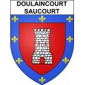 Doulaincourt-Saucourt 52 ville sticker blason écusson autocollant adhésif