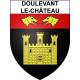Doulevant-le-Château 52 ville sticker blason écusson autocollant adhésif