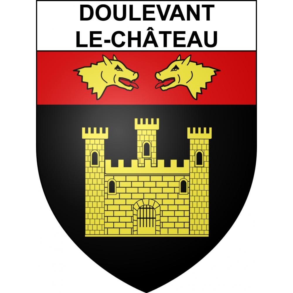 Stickers coat of arms Doulevant-le-Château adhesive sticker