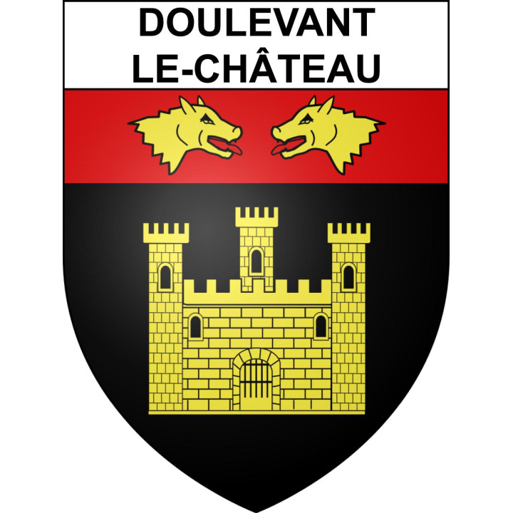 Doulevant-le-Château 52 ville sticker blason écusson autocollant adhésif