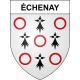 Échenay 52 ville sticker blason écusson autocollant adhésif