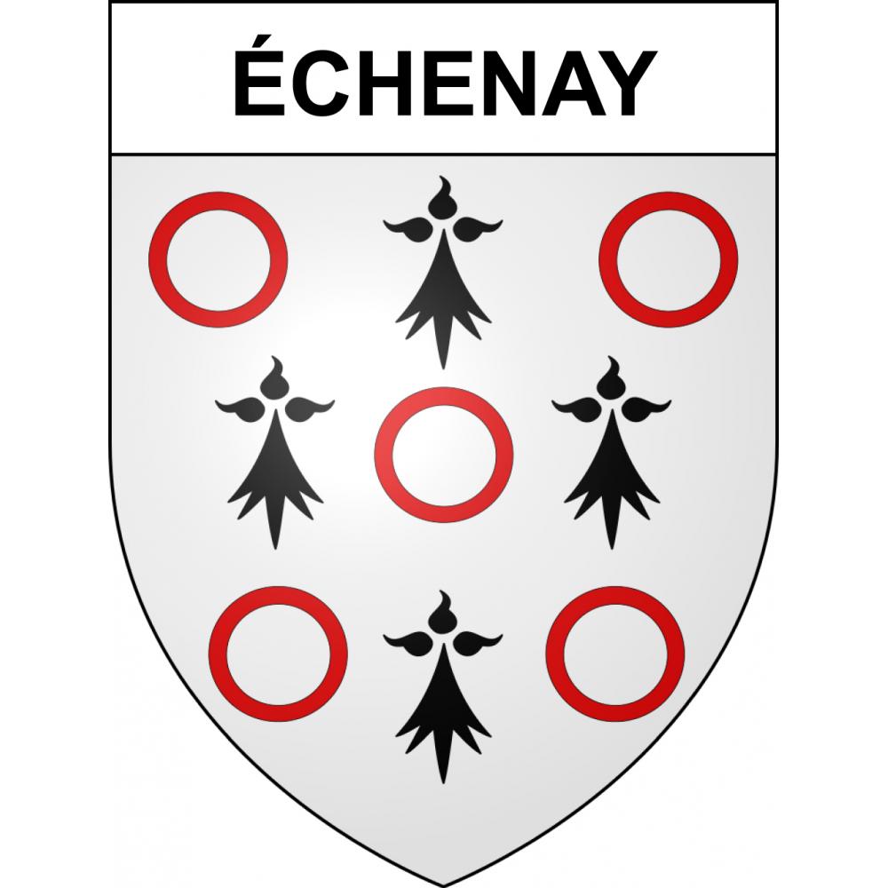 Échenay 52 ville sticker blason écusson autocollant adhésif