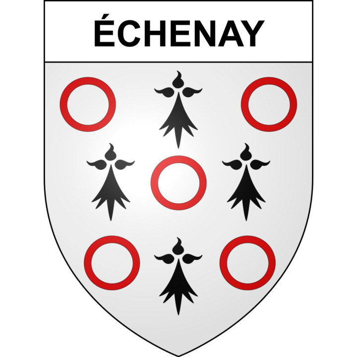 Échenay Sticker wappen, gelsenkirchen, augsburg, klebender aufkleber