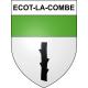 Stickers coat of arms Ecot-la-Combe adhesive sticker