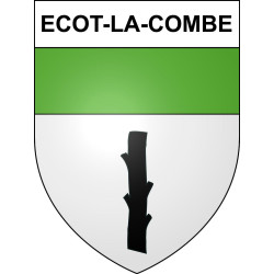 Adesivi stemma Ecot-la-Combe adesivo