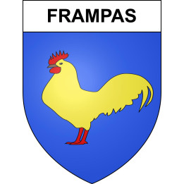 Frampas Sticker wappen, gelsenkirchen, augsburg, klebender aufkleber