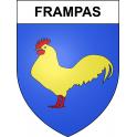 Frampas 52 ville sticker blason écusson autocollant adhésif