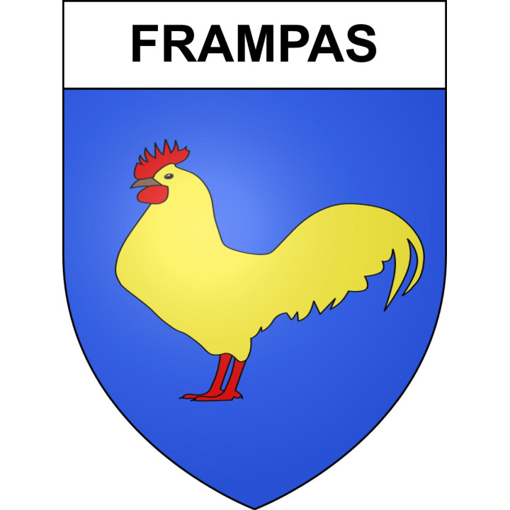 Stickers coat of arms Frampas adhesive sticker