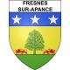 Fresnes-sur-Apance Sticker wappen, gelsenkirchen, augsburg, klebender aufkleber