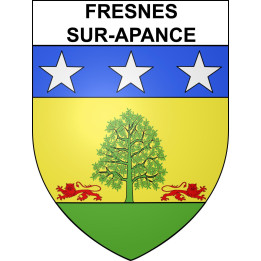 Fresnes-sur-Apance 52 ville sticker blason écusson autocollant adhésif