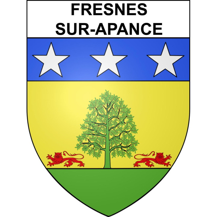 Stickers coat of arms Fresnes-sur-Apance adhesive sticker