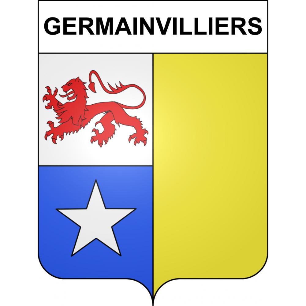 Stickers coat of arms Germainvilliers adhesive sticker