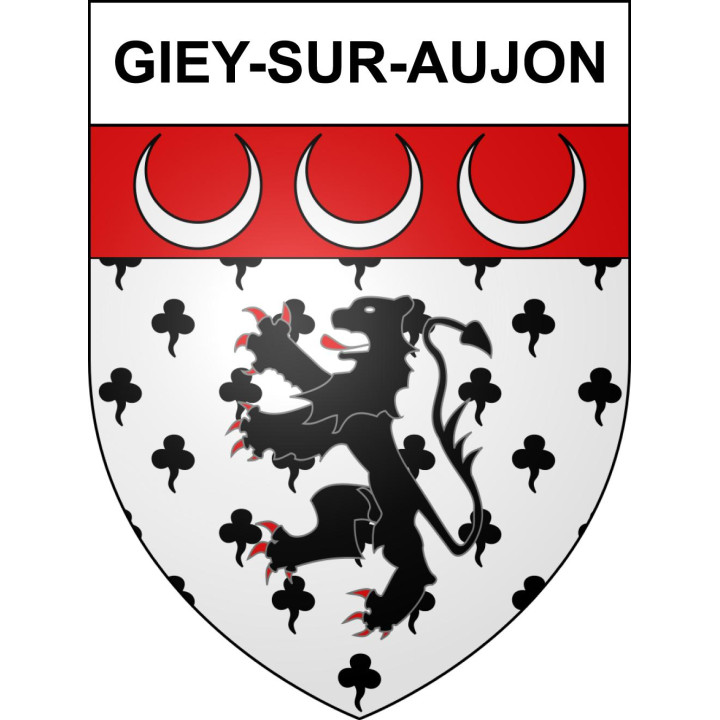 Giey-sur-Aujon Sticker wappen, gelsenkirchen, augsburg, klebender aufkleber