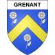 Pegatinas escudo de armas de Grenant adhesivo de la etiqueta engomada