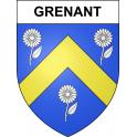 Grenant 52 ville sticker blason écusson autocollant adhésif