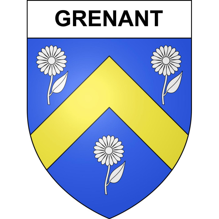 Grenant Sticker wappen, gelsenkirchen, augsburg, klebender aufkleber