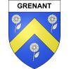 Grenant 52 ville sticker blason écusson autocollant adhésif