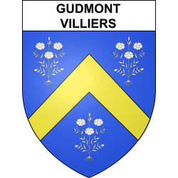 Adesivi stemma Gudmont-Villiers adesivo