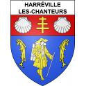 Harréville-les-Chanteurs  Sticker wappen, gelsenkirchen, augsburg, klebender aufkleber