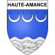 Haute-Amance 52 ville sticker blason écusson autocollant adhésif