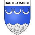 Pegatinas escudo de armas de Haute-Amance adhesivo de la etiqueta engomada