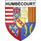 Humbécourt 52 ville sticker blason écusson autocollant adhésif