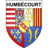 Humbécourt Sticker wappen, gelsenkirchen, augsburg, klebender aufkleber